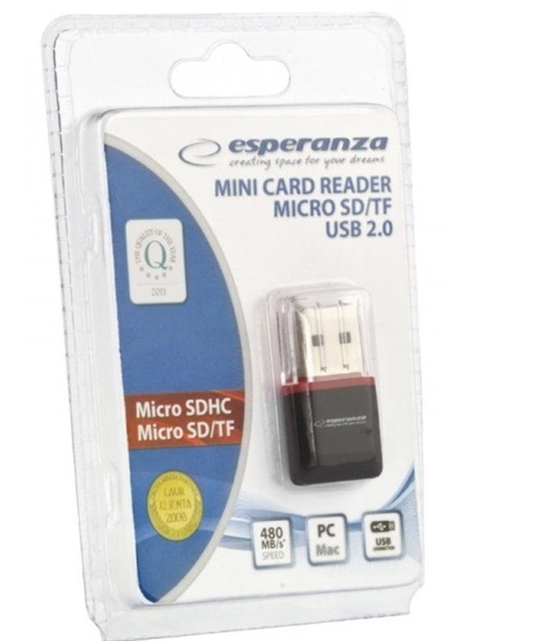 Czytnik kart micro SD USB...