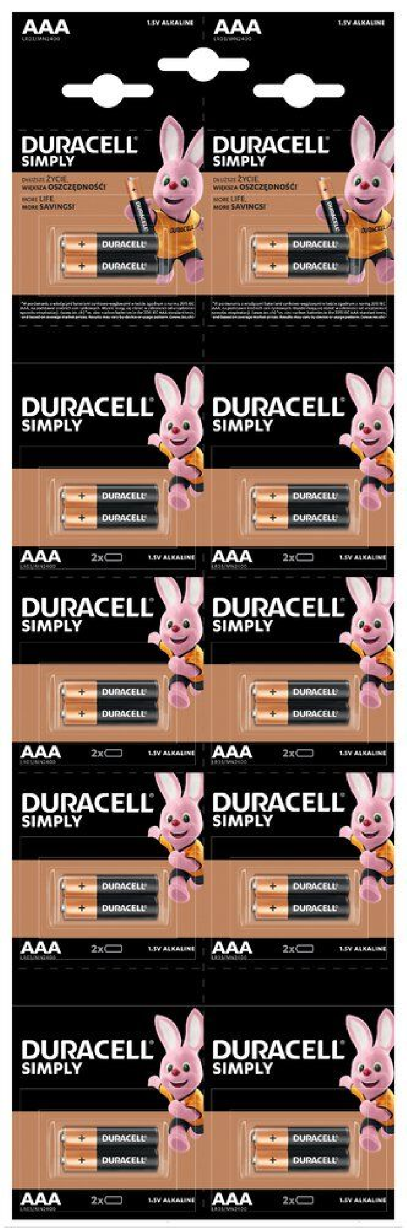 Bateria Duracell HBDC LR03...