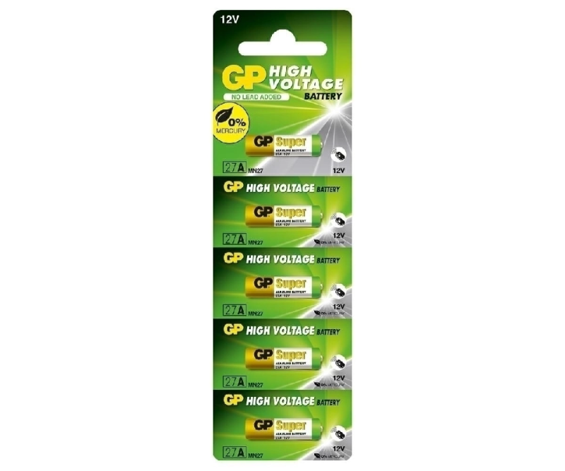 Bateria GP 27A bl./5szt