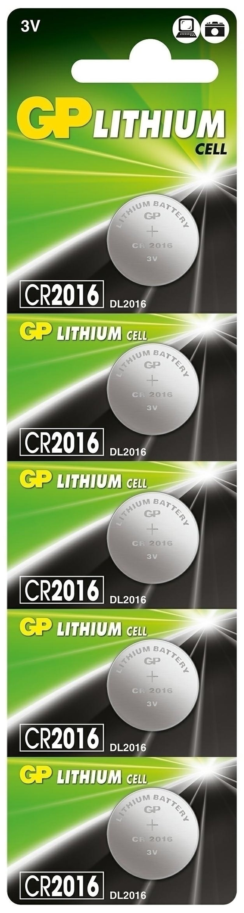 Bateria GP CR2016 bl./5szt