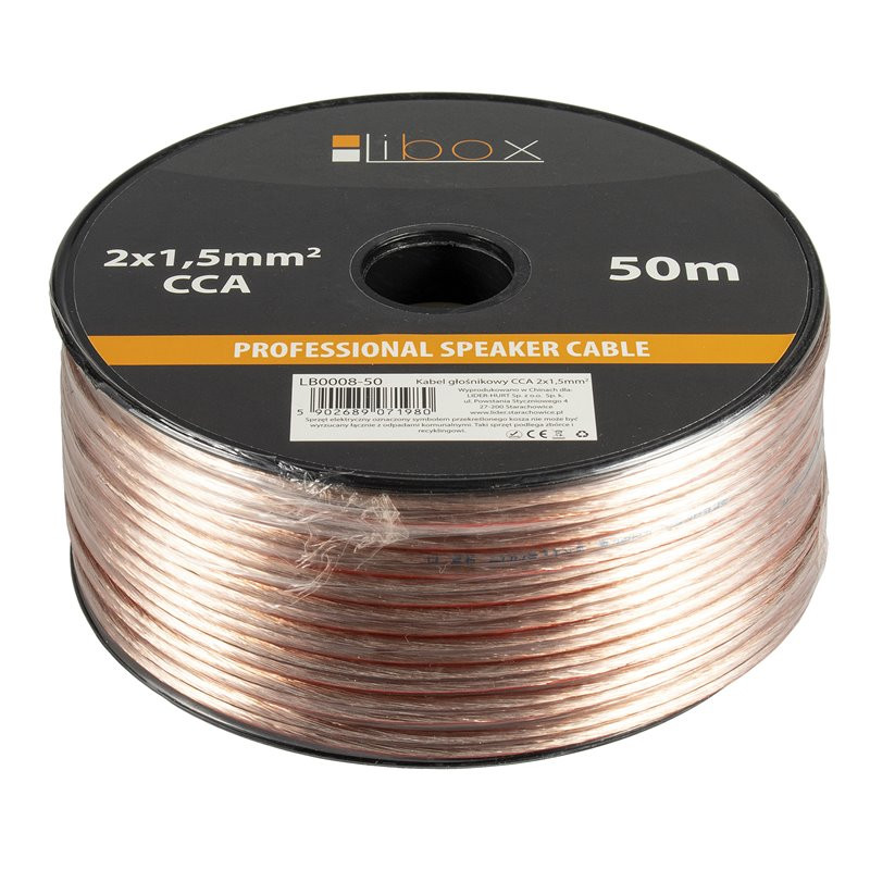 Kabel głośnikowy 2x1,50...