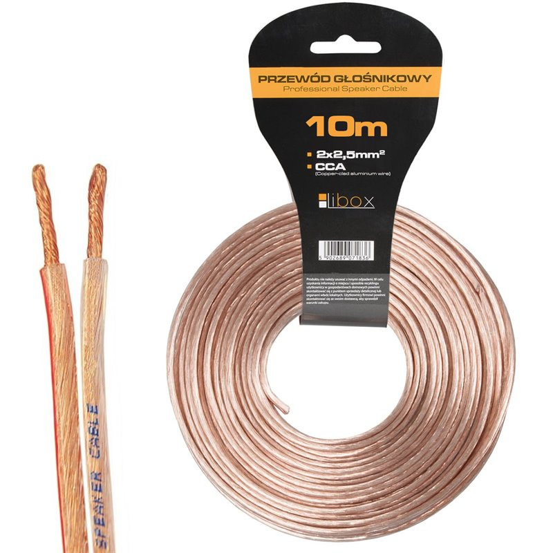 Kabel głośnikowy 2x2,50...