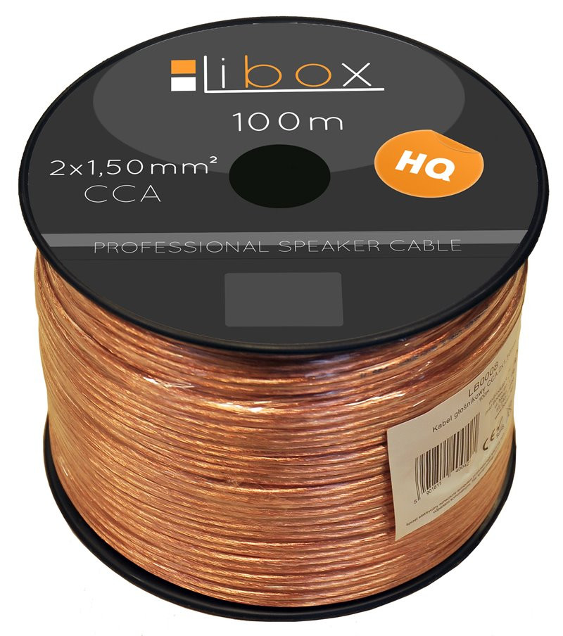 Kabel głośnikowy 2x1,50...