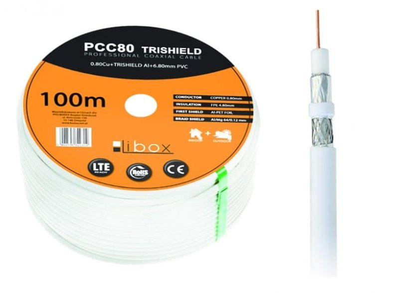 Kabel LIBOX SAT Trishield...