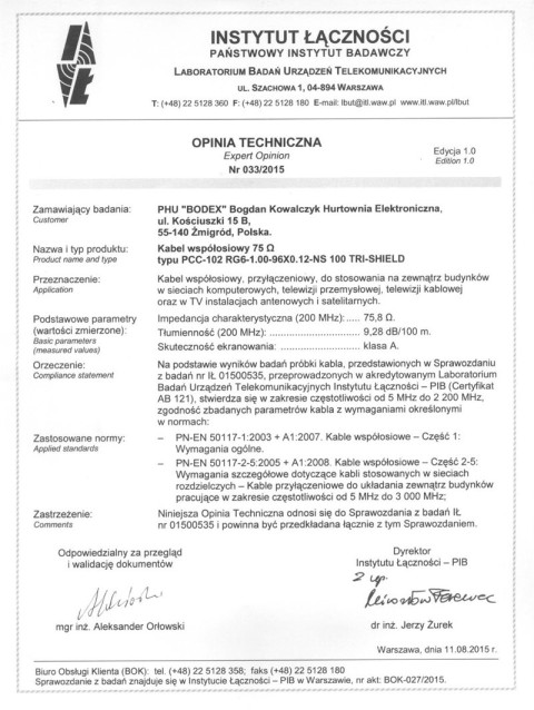 Opinia techniczna