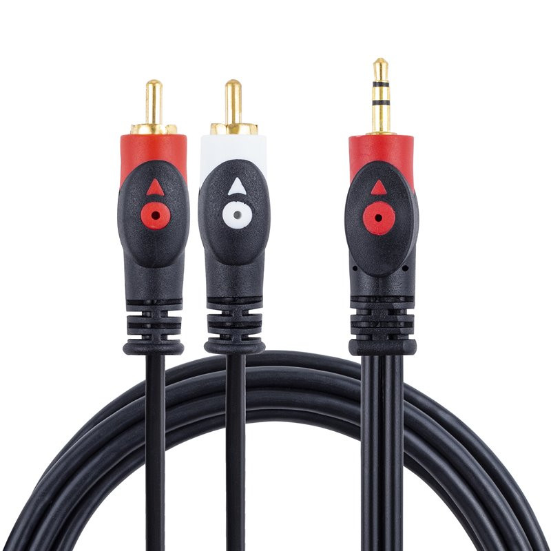 Kabel Jack 3,5-2RCA 5,0m HQ...