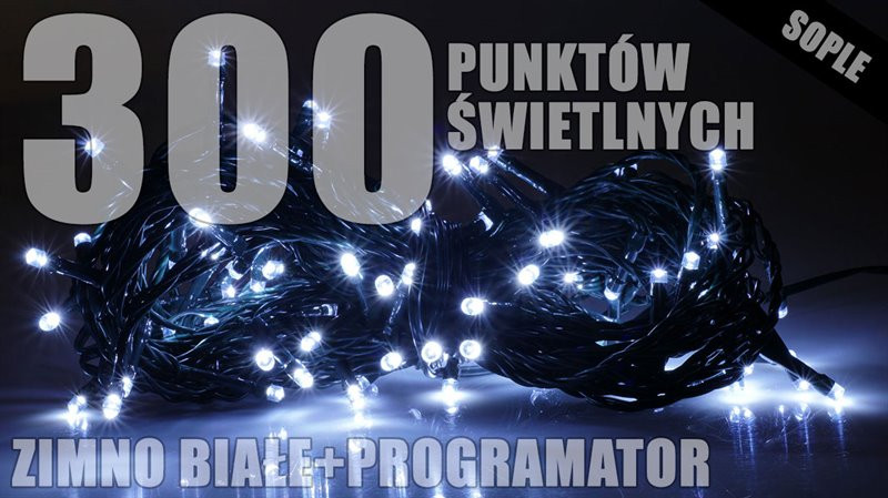Lampki choinkowe zew. sople...