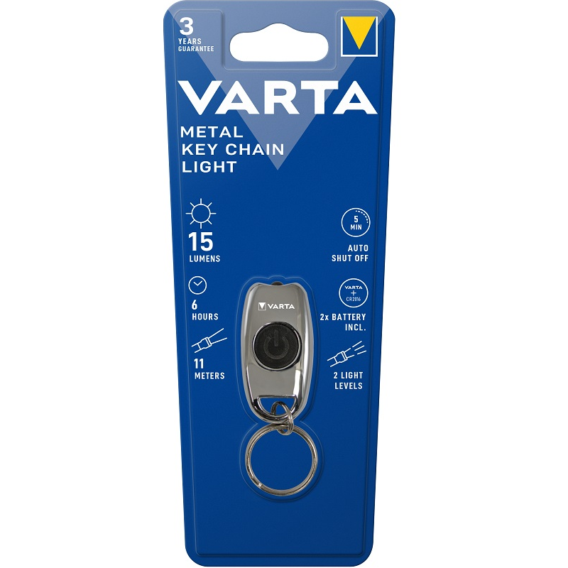 Latarka VARTA Metal Key...