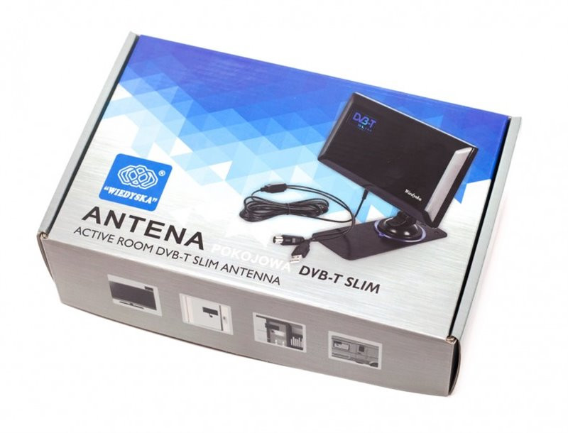 Antena pokojowa DVB-T Slim...