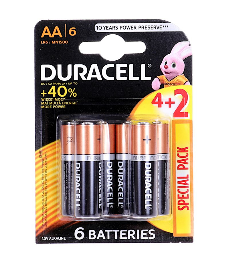 Bateria Duracell Basic K6...