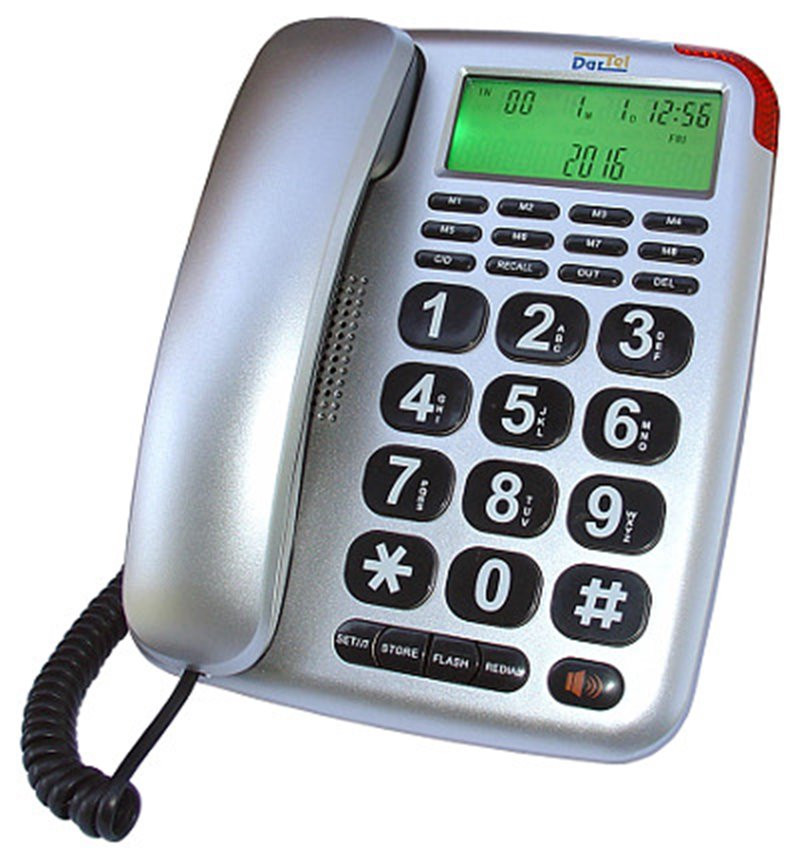 Tel. LJ-290 Dartel srebrny