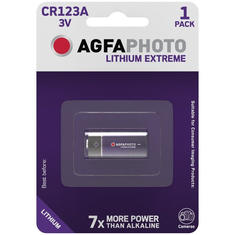Bateria AgfaPhoto CR123...