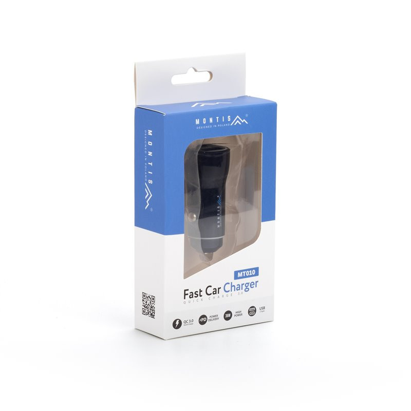 Ładowarka samochodowa USB...