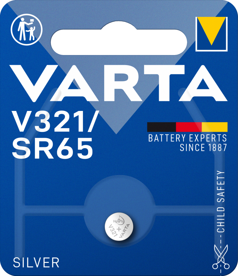 Bateria guzikowa V321 VARTA...