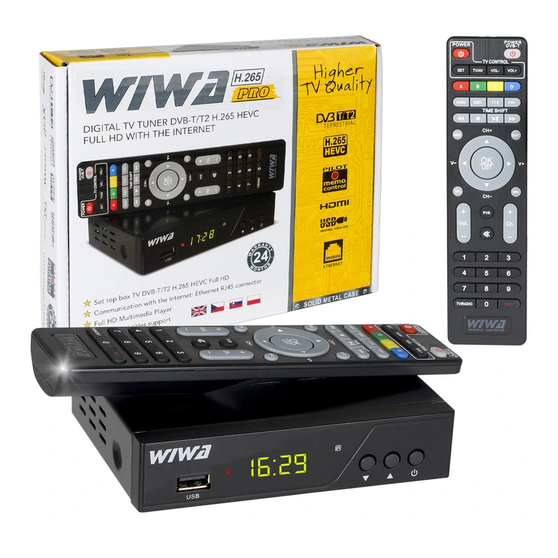 Tuner WIWA H.265 PRO DVB-T2