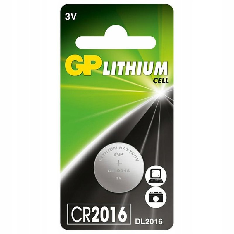 Bateria GP LITHIUM CR2016/1