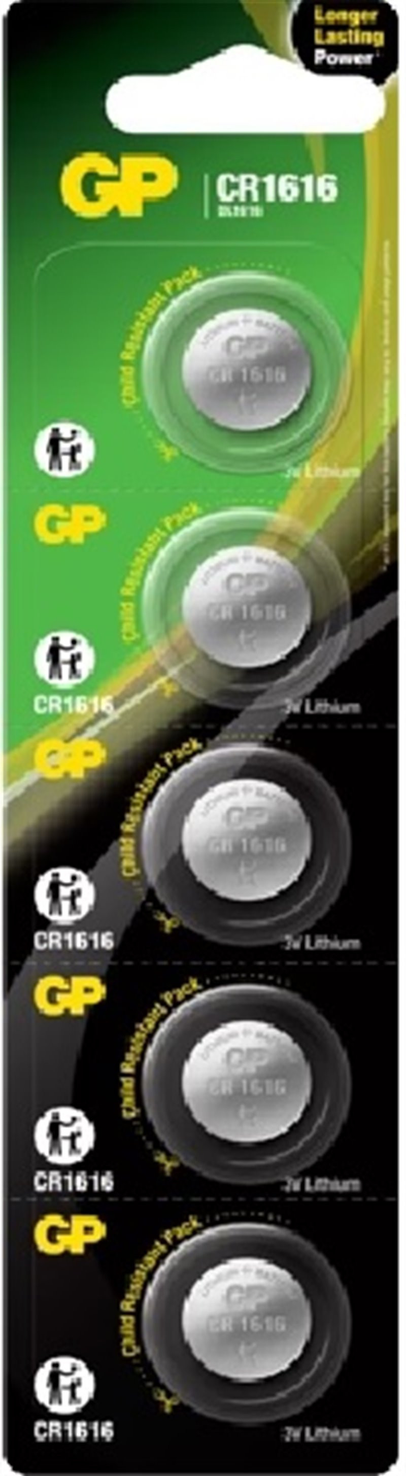 Bateria GP CR1616 bl./5