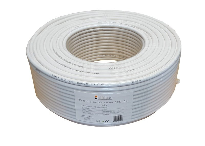 Kabel ant. RG6U/100m CCS100...