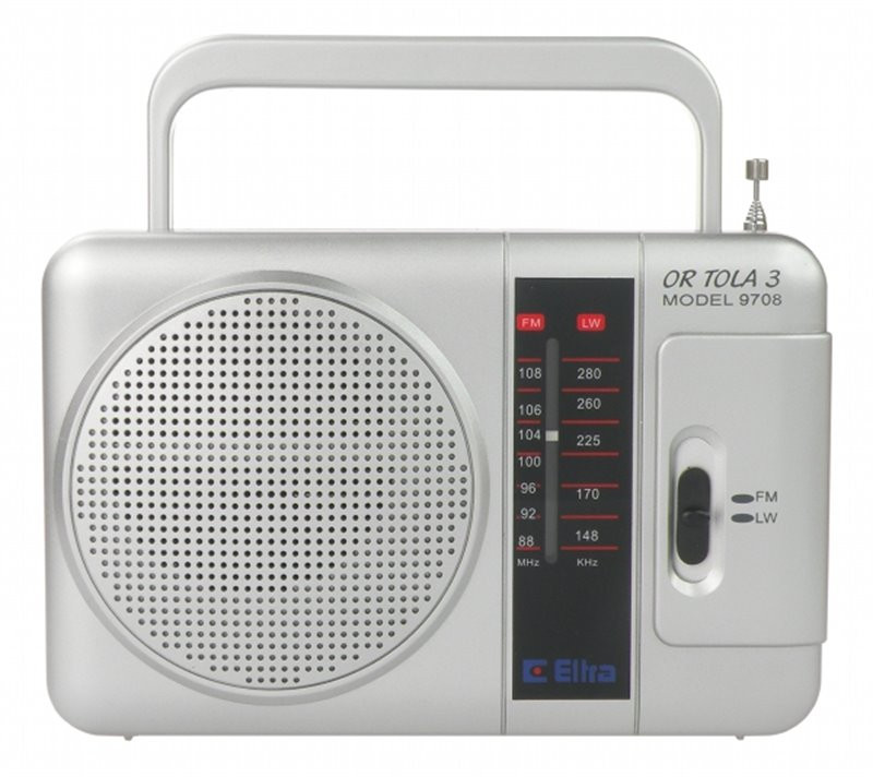 Radio Tola 3 srebrny ELTRA